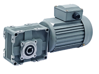 MES-Drive Helical-Hypoid Gear Reducer installed on an automated conveyor system for high efficiency power transmission